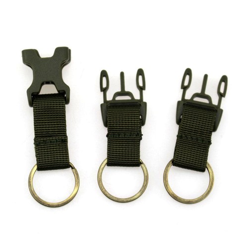 Molle Correas Mochila Clips Nylon Hebilla Fijar Cinturón Tipo D Colgante Llavero - Imagen 4 de 12