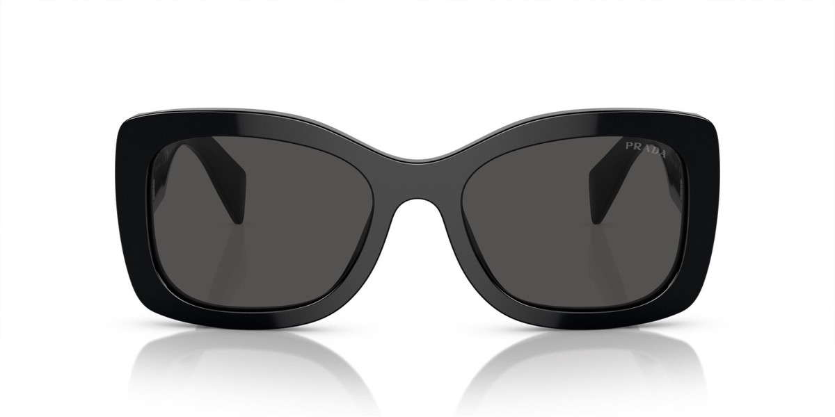 Prada PR A08S Black/Dark Grey (1AB-5S0) Sunglasses | eBay display picture 1