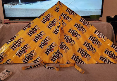 Advertising M&M Kite With Winder and Tail, 46'' ×  24'' M & M's