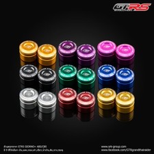 GTRS Mirror Thread Hole Caps Fits For Honda Giorno+ 125 2023-2025 Type ABS Red