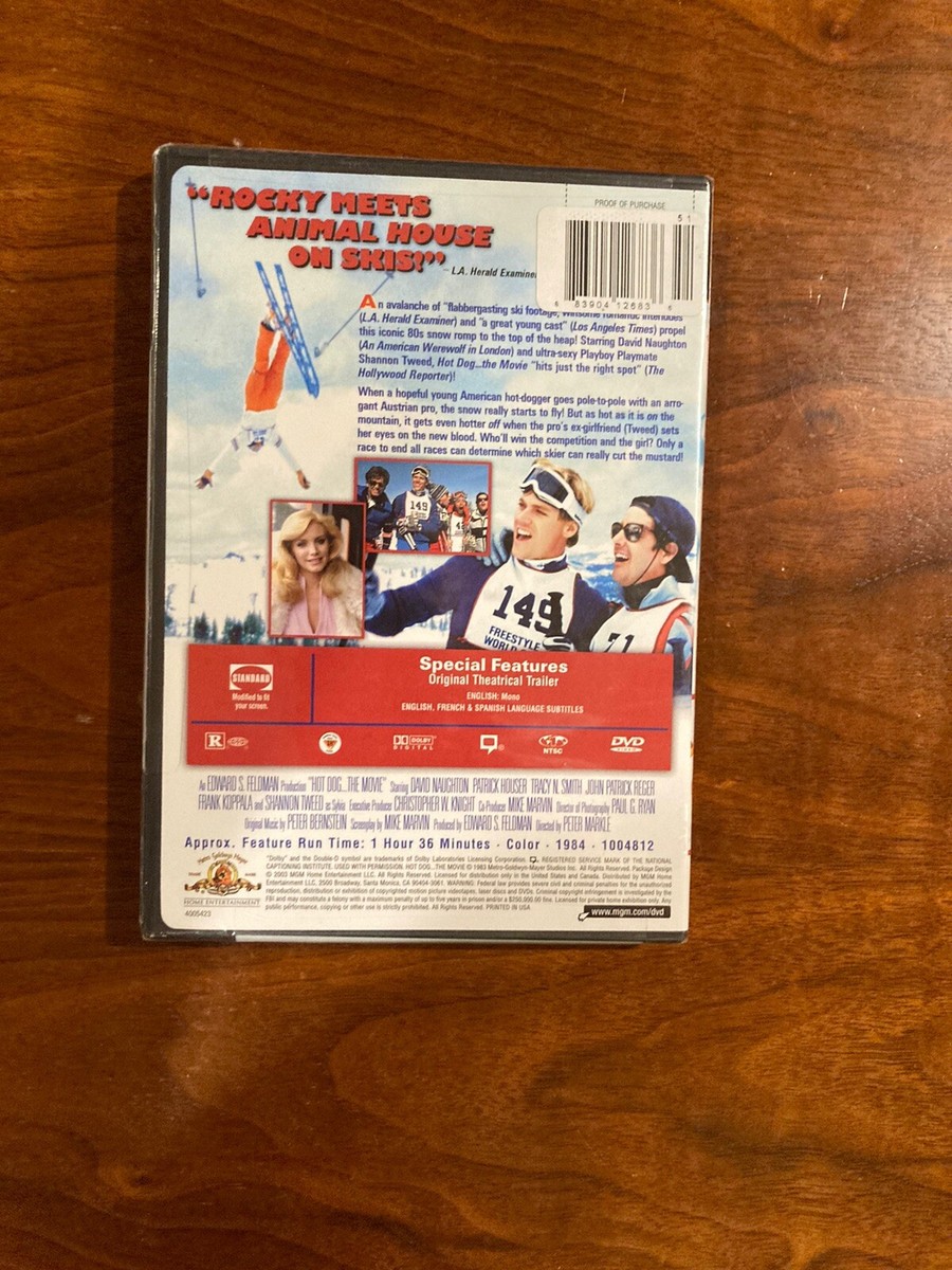 Hot Dog The Movie DVD 1984 Ski Comedy Shannon Tweed David Naughton