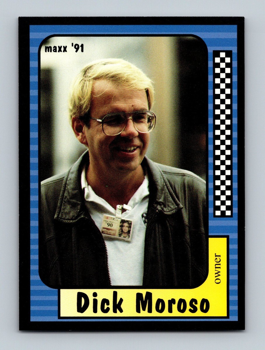 1991 Maxx Nascar Race Card #164 Dick Moroso Owner | eBay