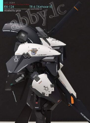 for HG 1/144 RX-124 TR-6 Kehaar II 2 AOZ Flag Titans UV Light-Reactive Decal UC - Picture 10 of 10