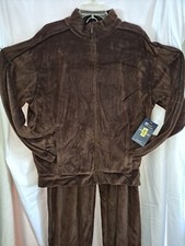 RoundTree Yorke Sport 2 Peice Track Suit Jogger L Jacket Pants New Vintage