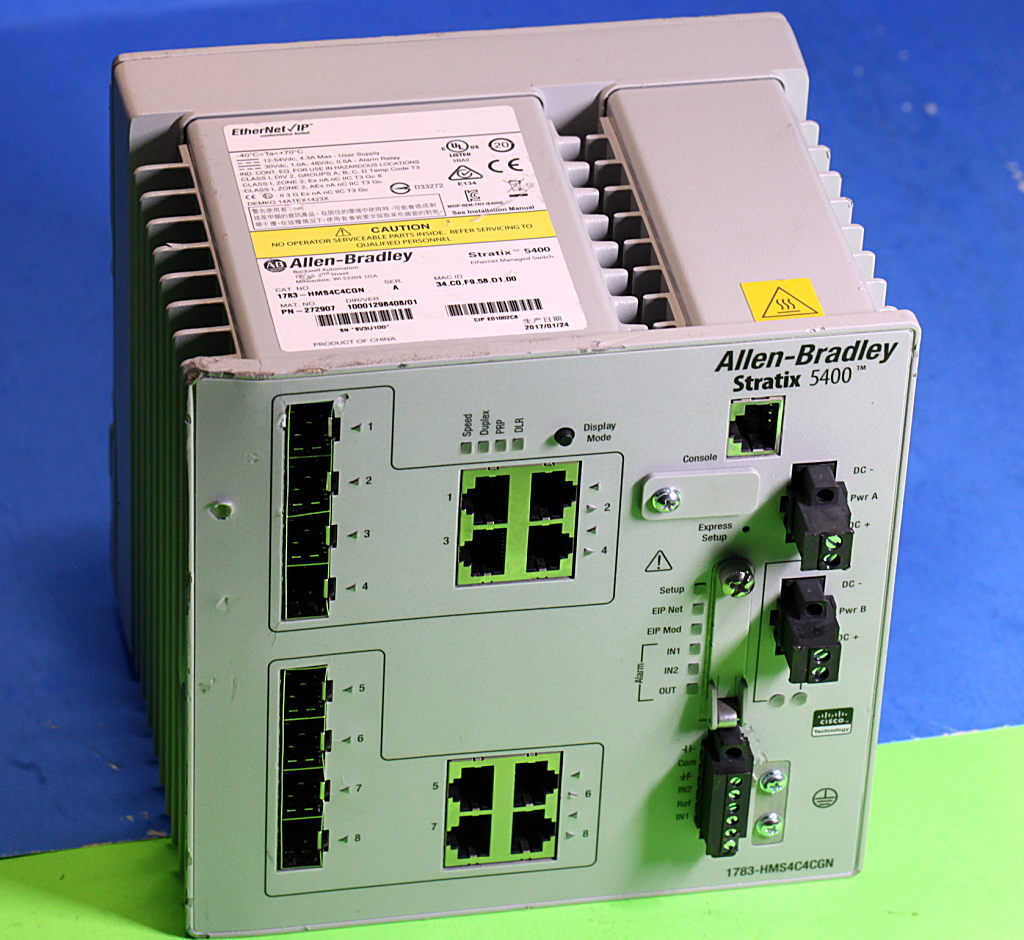 1783-HMS4C4CGN Allen Bradley Stratix 5400 Managed Ethernet Switch