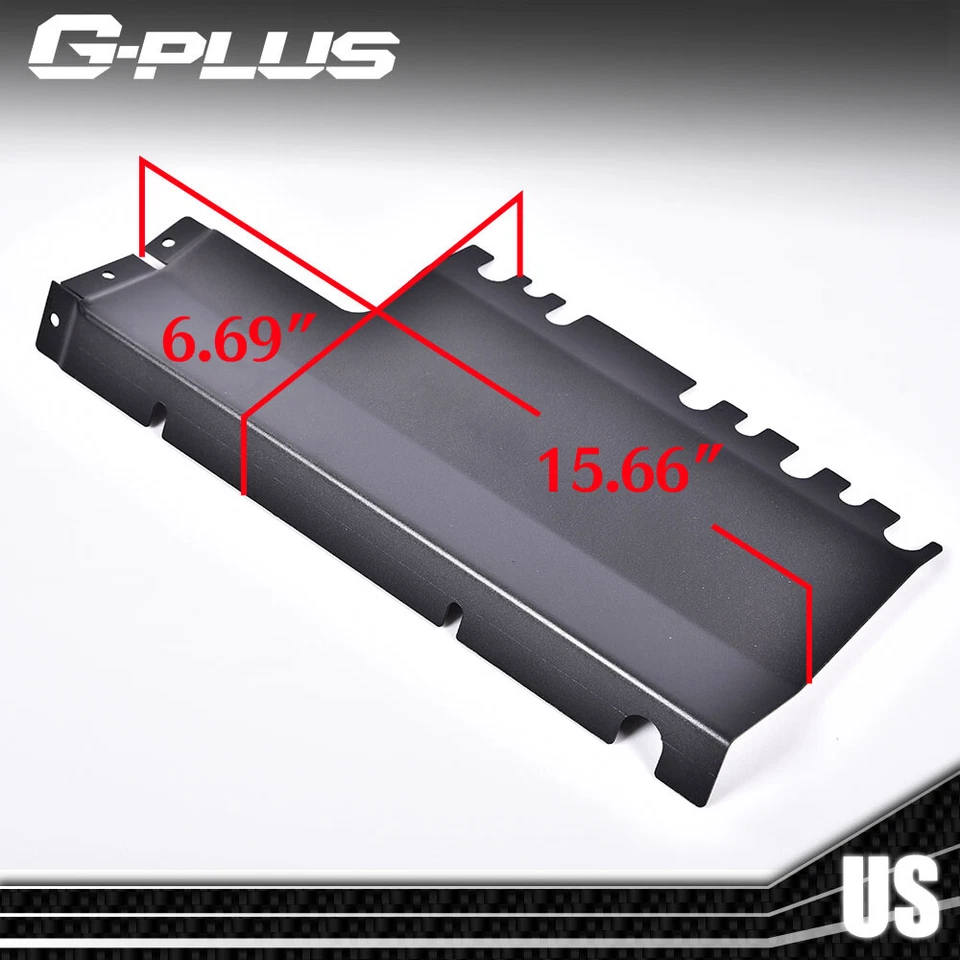 Fit For 15-18 Subaru WRX & STI 4-Door Radiator Shroud Cooling Plate Kit Black Foto 3 de 4