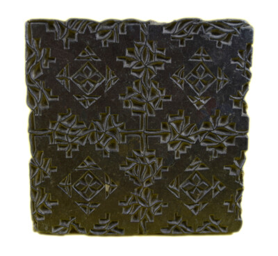 Vintage Wooden Textile printing block Unique handcrafted decorative. i77-70 US