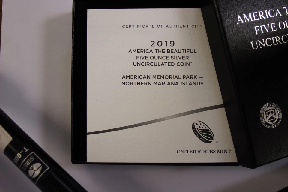 2019-P Marianna's America the Beautiful Five Ounce Silver Uncirculated (NUM5804) - Image 2 of 4