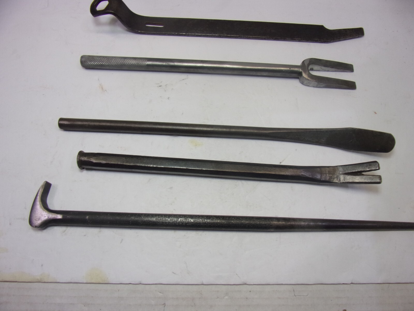 5 VINTAGE PRY BAR TOOLS, SNAPON, DEERING, MOSSBERG, TIE ROD. eBay