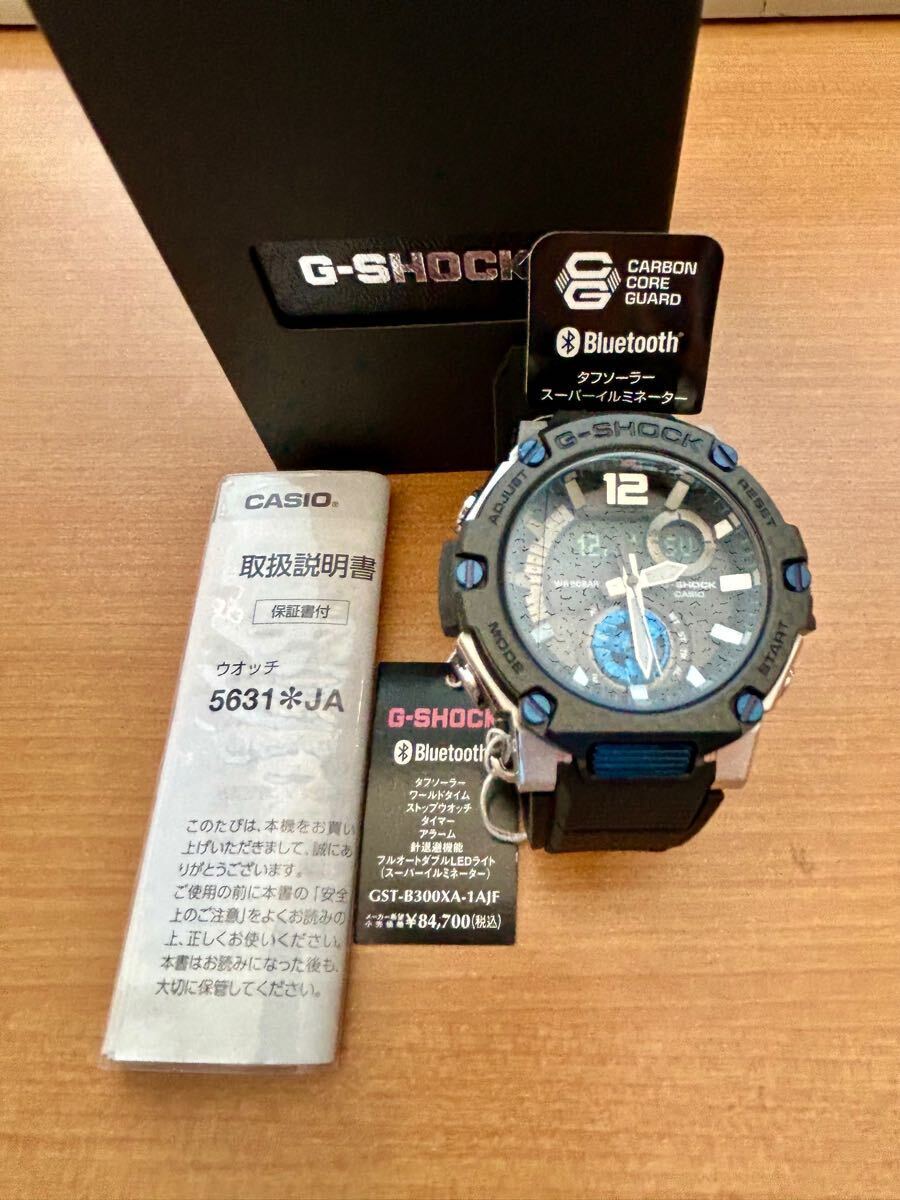 G-SHOCK　GST-B300XA-1AJF CASIO G-SHOCK G-STEEL GST-B300XA-1AJF Black Carbon Core