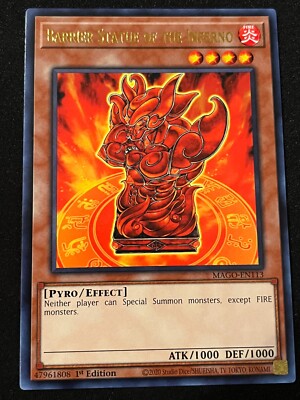 yugioh fossil dyna deck YUGIOH BARRIER STATUE DECK- FOSSIL DYNA PACHYCEPHALO- ANTI META- VANITY'S-  NM