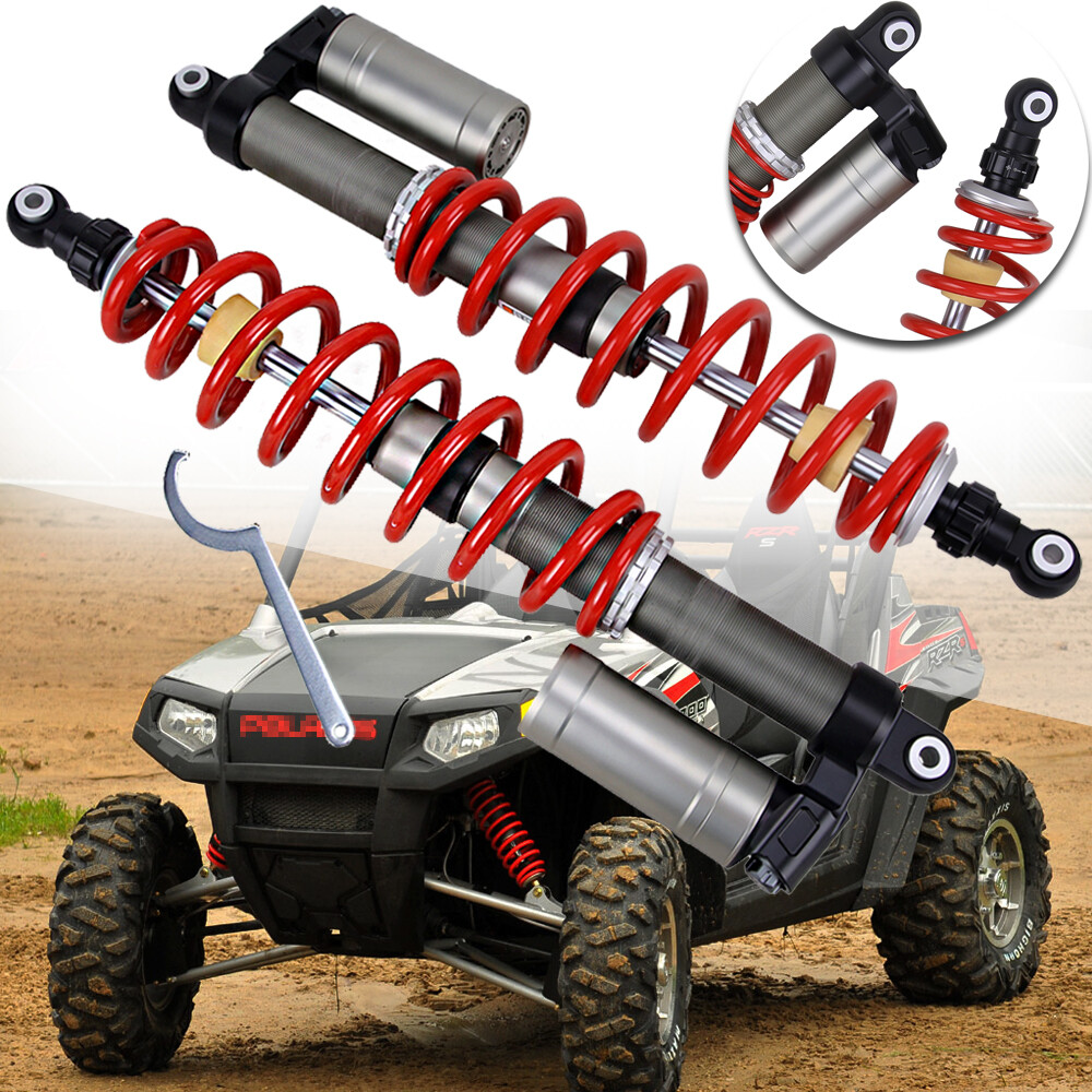 FRONT SHOCKS ABSORBERS ADJUSTABLE FOR 2009-2014 2012 POLARIS RZR