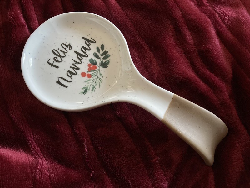 Feliz Navidad Spoon Rest