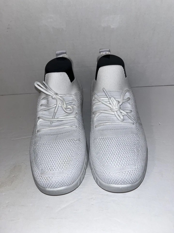 Wild Diva Lounge Tenis Zapatos Mujer 9 Blanco Parte Superior Baja Perforado Correr Caminar Foto 2 de 4