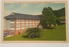vintage VIRGINIA postcard Trinkle Building BLUE RIDGE SANATORIUM Charlottesville