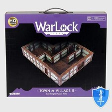 Town  Village II Set - Wizkids WarLock Tiles D D Terrain Full 2" Tall NIB