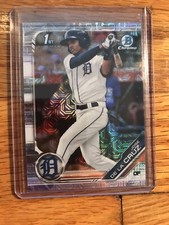 2019 Bowman Jose De La Cruz Mojo Chrome Refractor Tigers Bowman 1st #BCP-149 SP