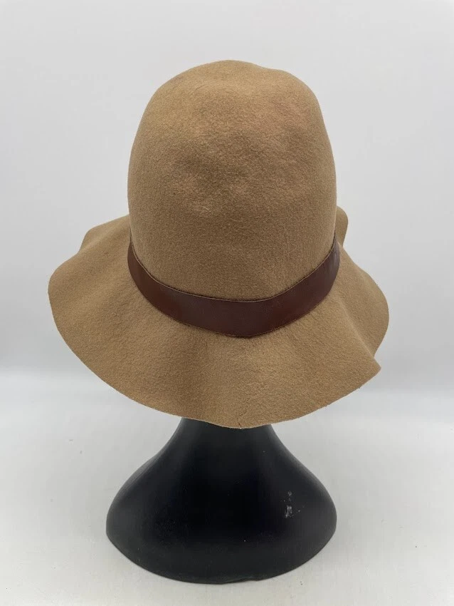 Sombrero para mujer Hat Attack de fieltro de lana marrón 100 % lana talla única Foto 3 de 4