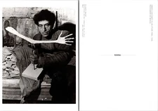 Continental Size Alberto Giacometti in Atelier Paris 1954 Postcard