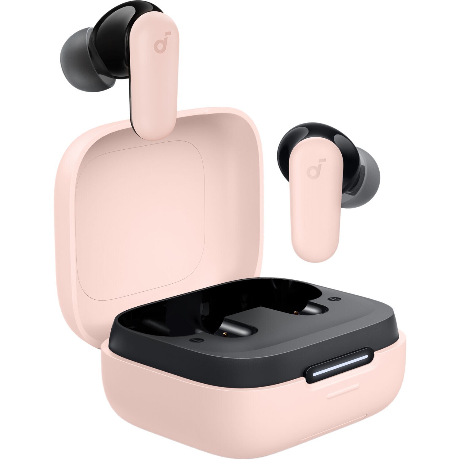 Беспроводные наушники Soundcore P30i by Anker с шумоподавлением (светло-розовые)