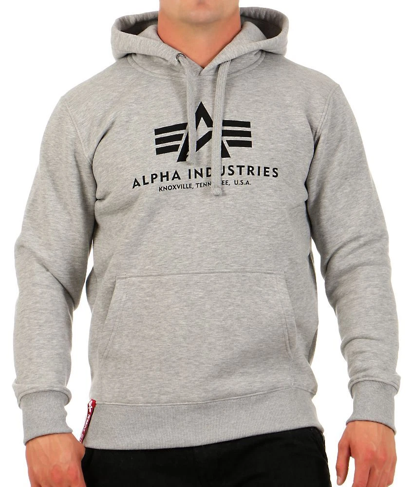 SACAI Felpa con cappuccio uomo Alpha Industries Basic 178312 felpa con cappuccio pullover sport