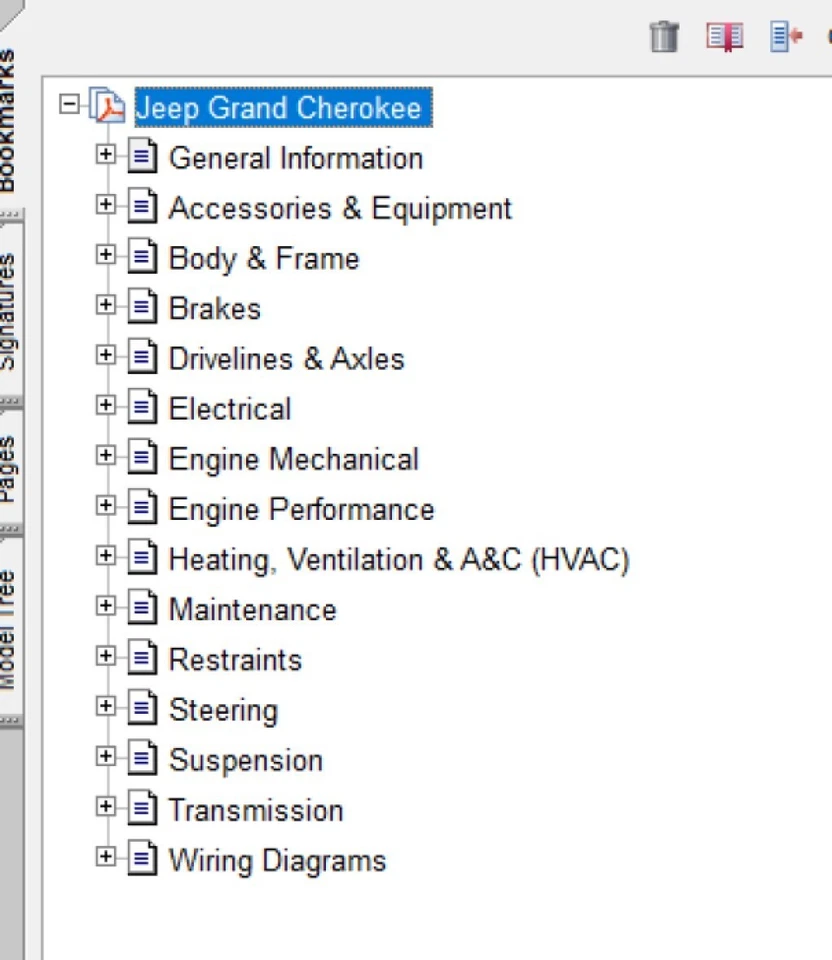 JEEP GRAND CHEROKEE WK2 2014-2020 PDF WORKSHOP REPAIR SERVICE MANUAL - Image 2 of 2