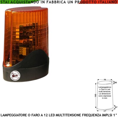 ROSSO TRASMETTITORE DI Segnale: Luce Segnale Traffico LED 24VDC 40mm HBJD-40 EUR 35,38 - IT - Foto 12