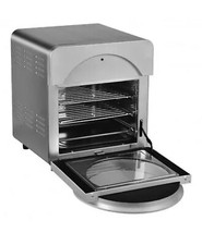 16-in-1 Air Fryer 15.5 QT Toaster Rotisserie Dehydrator Oven-Silver - Color: Si