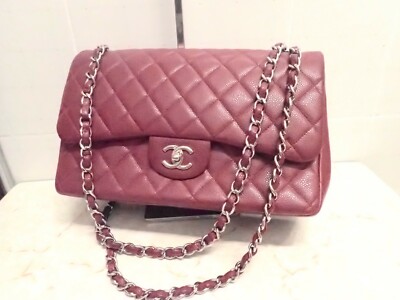 chanel jumbo red