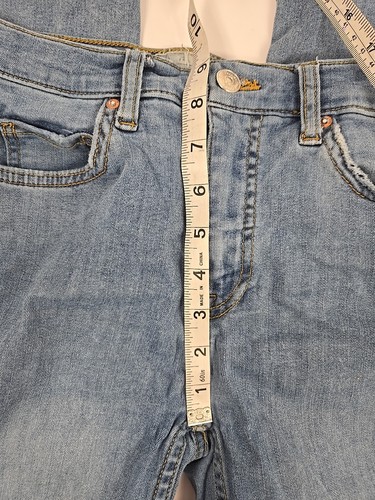 Free People Skinny Denim Ankle Jeans Size 27 Distressed Knee Holes. 27x25 - Picture 6 of 9