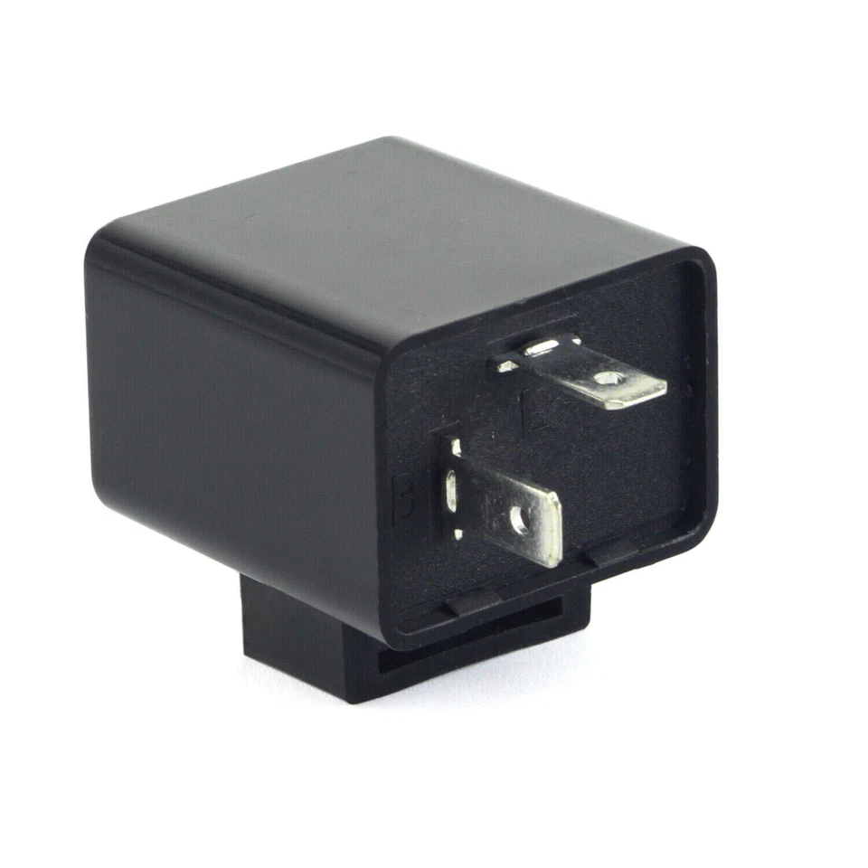 Universal LED Blinkrelais 12V Lastunabhängig Motorrad 2 Polig Pin Relay Relais - Bild 2 von 4