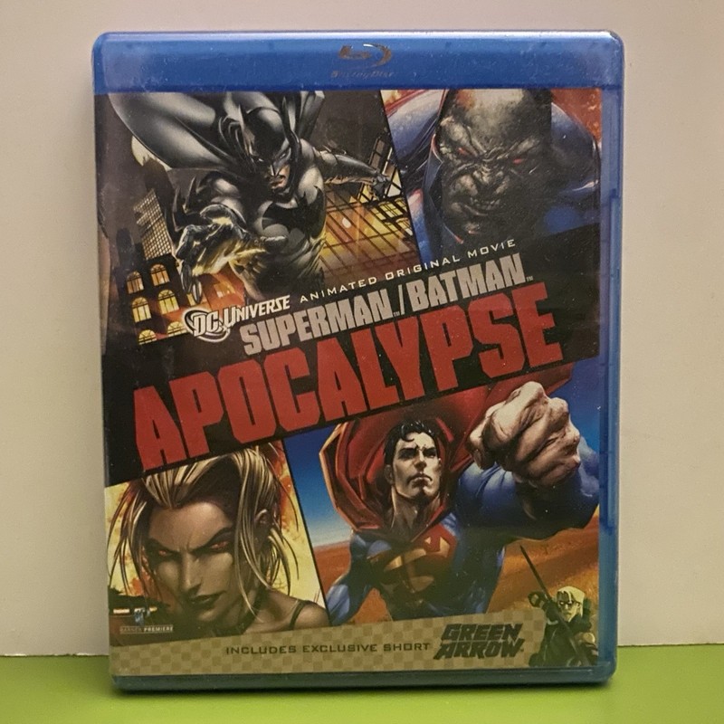 SUPERMAN/BATMAN APOCALYPSE BLU-RAY 2010 DC UNIVERSE ANIMATED MOVIE DARKSEID NEW