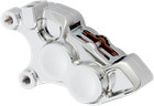 Arlen Ness Tech Brake Calipers 4 Piston Chrome Front Left 02-220