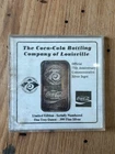 Coca Cola Company 75th Anniversary silver bar ingot 1 oz vintage FREE SHIP
