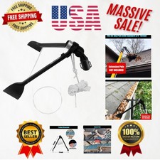 Ergonomic Gutter Cleaning Tool with 23ft Nylo...
