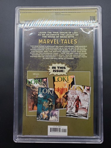 TOM HIDDLESTON AUTOGRAPH SIGNED TRIALS OF LOKI MARVEL TALES #1 COMIC CBCS THOR - Picture 8 of 24