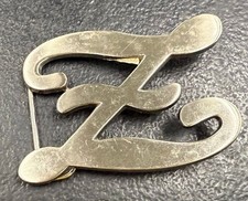 Bold Capital  z  Cut-Out Belt Buckle   Personalized Style Statement 