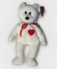 Valentino Beanie Baby Rare 93 with Errors Brown Nose PVC Pellets Mint Condition