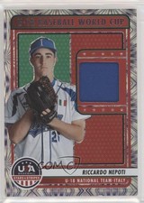 2023 Panini USA Baseball Stars & Stripes Fireworks Riccardo Nepoti #U18-RN 1n93