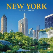 New York 2024 Calendar, Paperback by Carousel Calendars (EDT), Like New Used,...