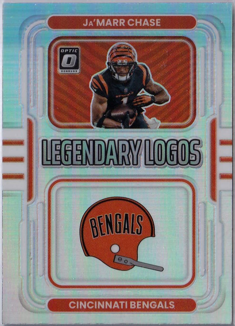 Ja'Marr Chase 2022 Optic Legendary Logos #LL-7 Holo Bengals