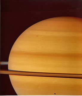 NASA PHOTO SATURN VOYAGER 1 JPL KODAK PAPER TYPE 1 CHROMOGENIC