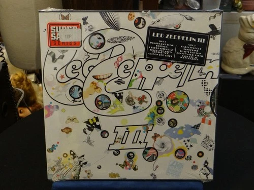 NEW SEALED LED ZEPPELIN III LP Atlantic SD 19128 Gatefold Rotating Wheel w/Hype!