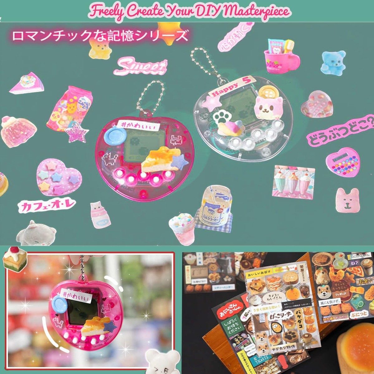 800+ Pcs Heisei Retro Japanese Sticker Book 45 Sheets Kawaii Manga