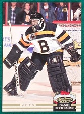 Daniel Berthiaume - 1992-93 Topps Stadium Club #101 - Winnipeg Jets Hockey Card