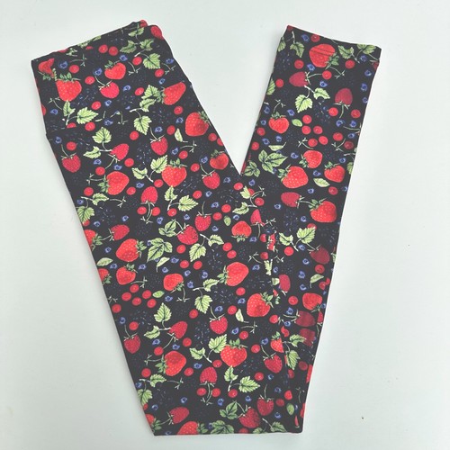 NEW Lularoe Leggings Tween (sz 00-0) Womens Girls Berries Buttery Soft Stretch - Picture 6 of 12