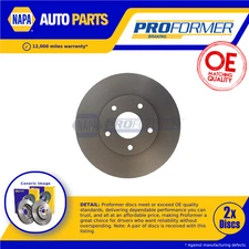 2x Brake Discs Pair Vented Front 280mm PBD8433 Proformer Set 402063Y502 New