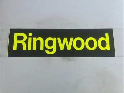 Ringwood - Dorset März 2000 Bus Destination Blind 31  x 8  Geschenk