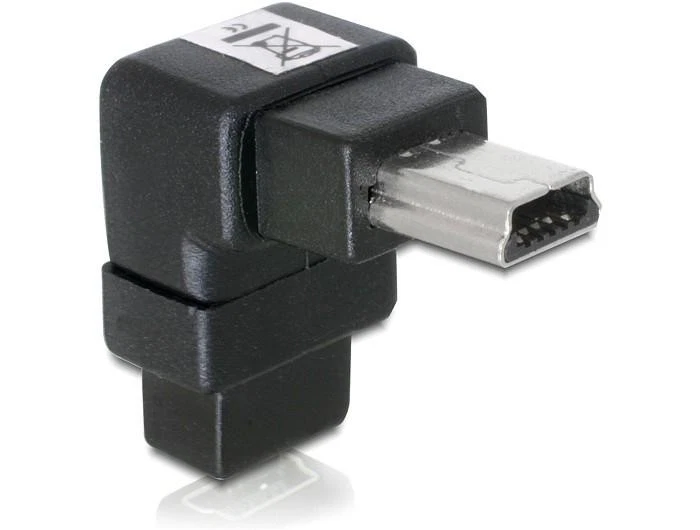 Mini USB 2.0 270° Winkeladapter Mini B Stecker - Mini B Buchse oben/unten - Bild 2 von 2