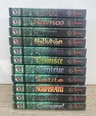 Vampire The Masquerade Clan Novels Lot Of 11 Paperback Books Gherbod Fleming